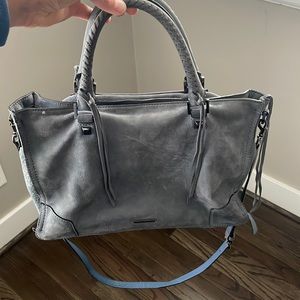 Rebecca Minkoff blue/grey suede bag! Excellent used condition!!